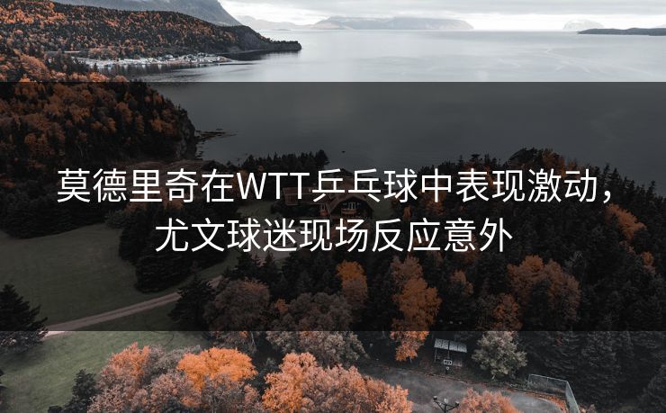 莫德里奇在WTT乒乓球中表现激动，尤文球迷现场反应意外